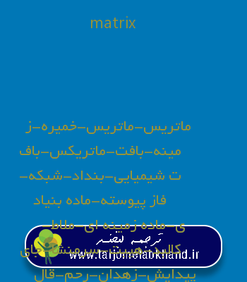 matrix به فارسی